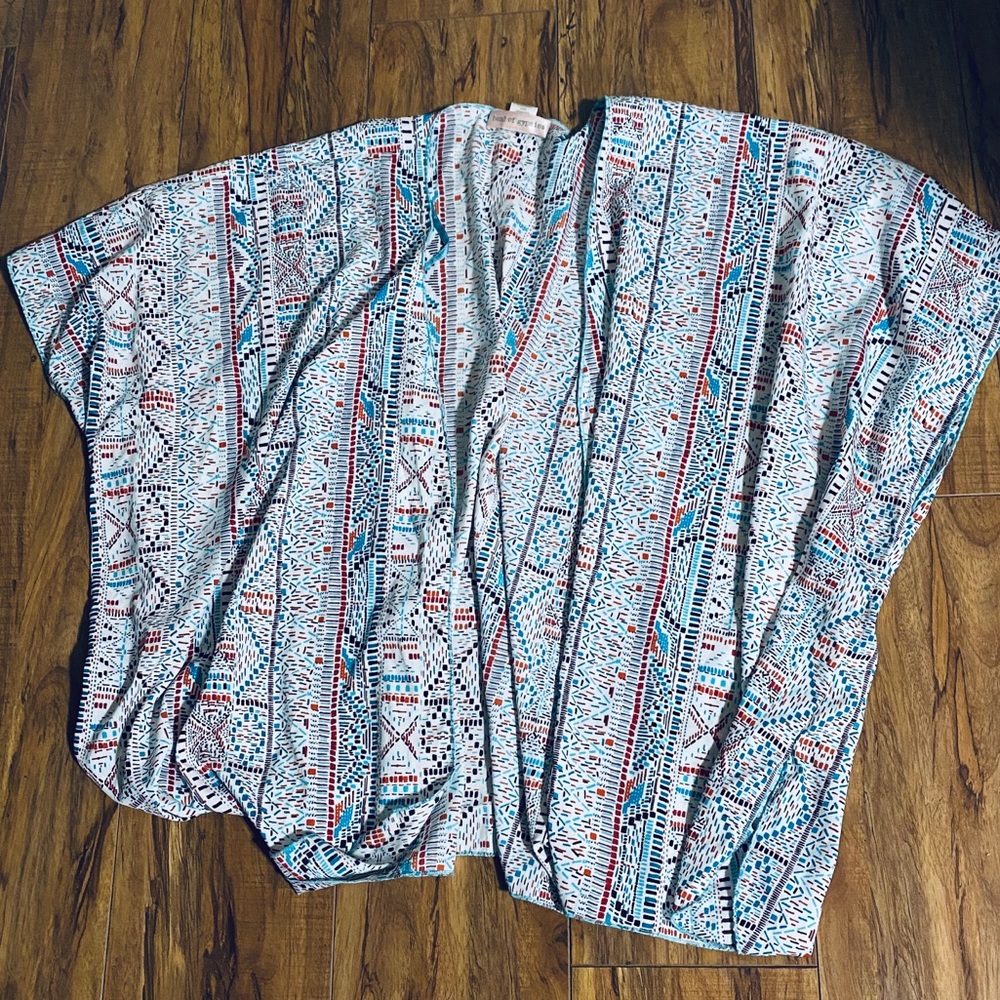 Colorful Tribal Kimono Robe Jacket